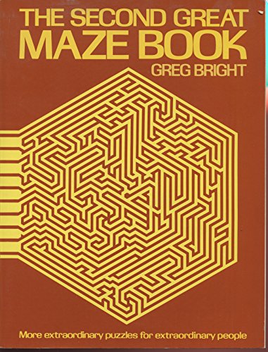 Beispielbild fr The second great maze book: More extraordinary puzzles for more extraordinary people zum Verkauf von ThriftBooks-Dallas