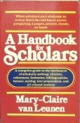 Stock image for Handbook for Scholars for sale by Wonder Book