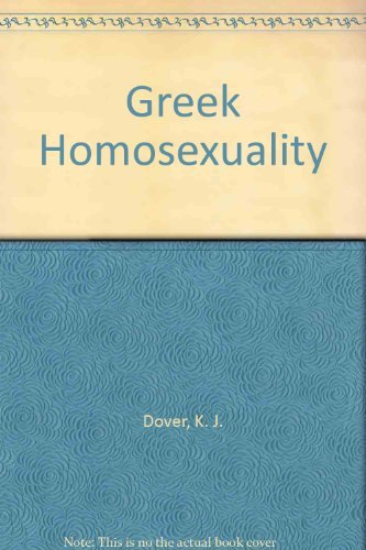 Imagen de archivo de Greek Homosexuality a la venta por Midtown Scholar Bookstore