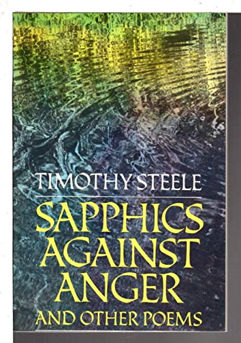 Stock image for Sapphics Against Anger for sale by Wonder Book