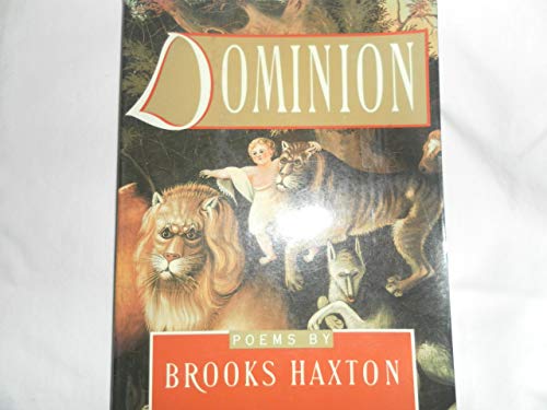 9780394742953: Dominion (Knopf Poetry)