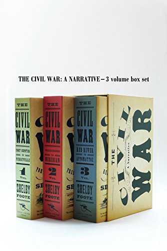 Civil War A Narrative; 3 Volumes: Fort Sumter To Perryville; Fredericksburg To Meridian; Red Rive...