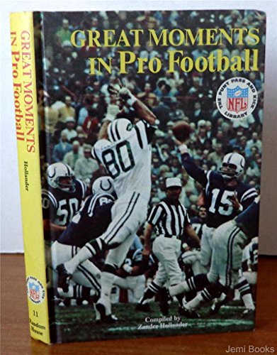 Stock image for Great Moments in Pro Football for sale by Better World Books