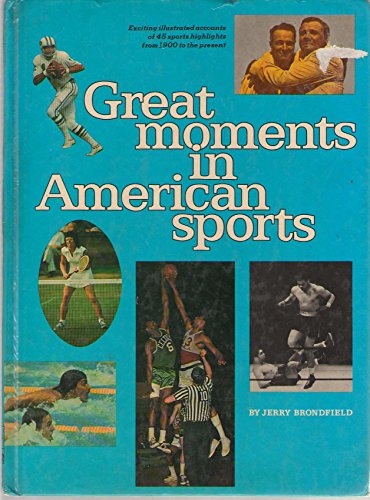 9780394826080: Great moments in American sports