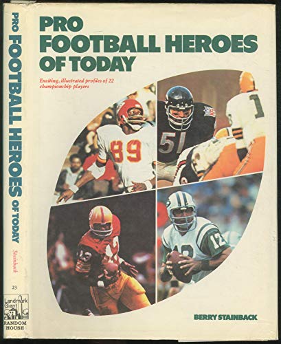 Beispielbild fr Pro football heroes of today (Landmark giant, 23) zum Verkauf von Wonder Book