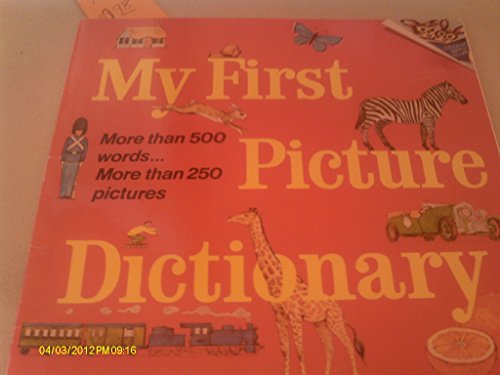 Stock image for My first picture dictionary (A Random House pictureback) for sale by Wonder Book