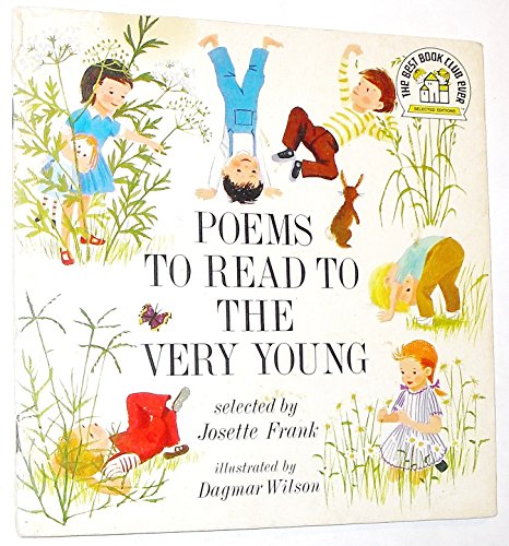 Stock image for Poems to read to the very young (The Best book club ever) for sale by BooksRun