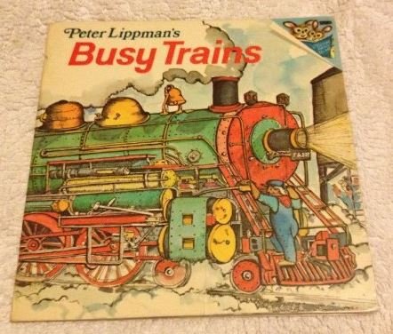 Stock image for Peter Lippman's Busy Trains for sale by Wonder Book