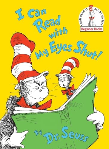 Beispielbild fr I Can Read With My Eyes Shut! (Beginner Books) zum Verkauf von Jenson Books Inc