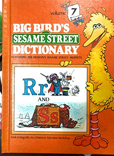 Beispielbild fr BIG BIRD'S SESAME STREET DICTIONARY: Volume 7 zum Verkauf von Gulf Coast Books