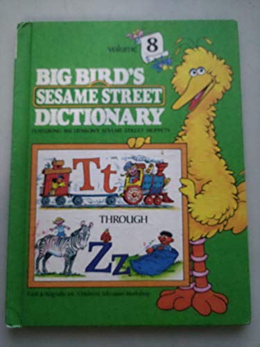 9780394849485: Big Bird's Sesame Street Dictonary, Volume 8 [Hardcover] by