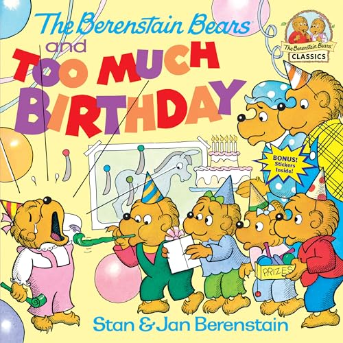 9780394873329: The Berenstain Bears and Too Much Birthday