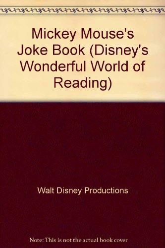 Imagen de archivo de Mickey Mouse's Joke Book (Disney's Wonderful World of Reading) a la venta por Ergodebooks