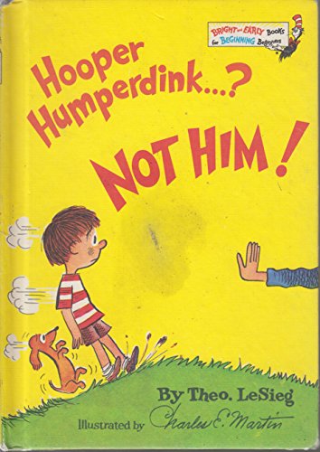 Imagen de archivo de Hooper Humperdink.? Not Him! (Bright and Early Book, #22) a la venta por HPB-Diamond