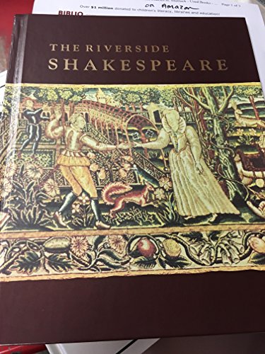 Imagen de archivo de The Riverside Shakespeare a la venta por HPB-Red