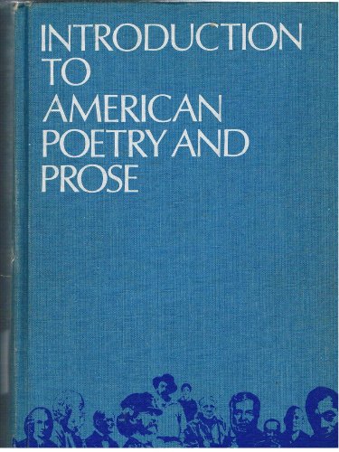 Stock image for Introduction to American Poetry Prose for sale by Hawking Books