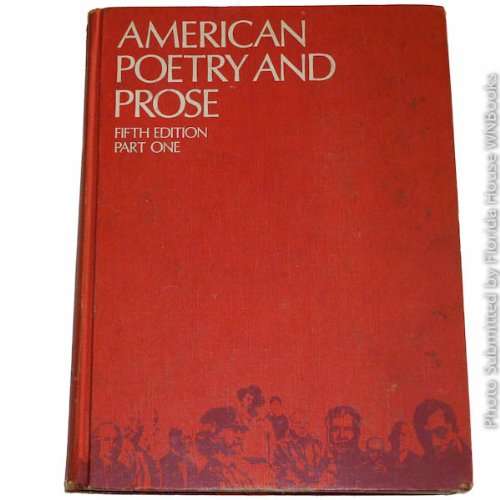 Stock image for American Poetry and Prose for sale by Better World Books