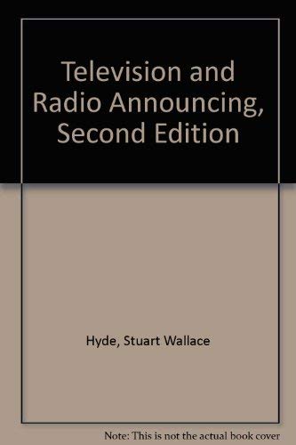 9780395046661: Television and radio announcing