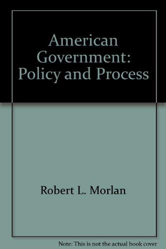 Beispielbild fr American Government: Policy and Process zum Verkauf von Modetz Errands-n-More, L.L.C.