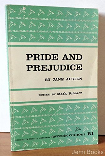 Stock image for Pride and Prejudice (Riverside Editions) for sale by Wonder Book