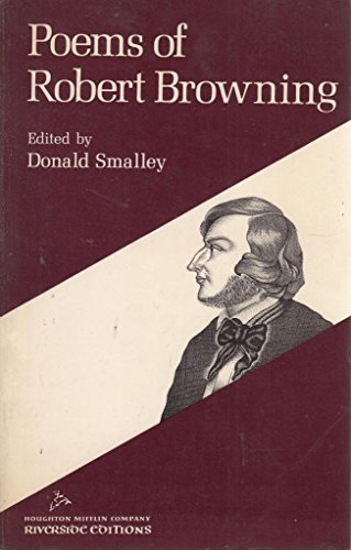 Imagen de archivo de Poems of Robert Browning (Riverside Editions) a la venta por Wonder Book