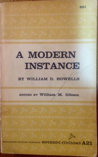 9780395051191: A Modern Instance (Riverside editions)