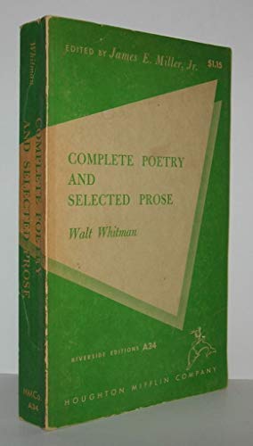 9780395051320: Complete Poetry and Selected Prose (Riverside editions)