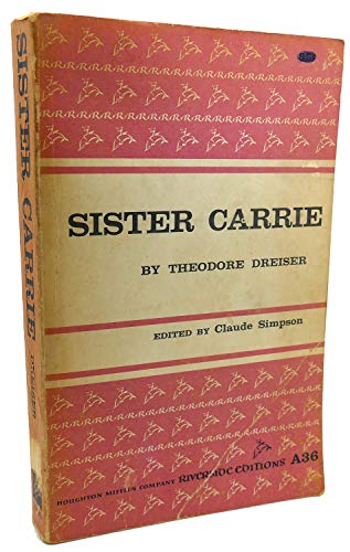 Stock image for Sister Carrie for sale by Wonder Book