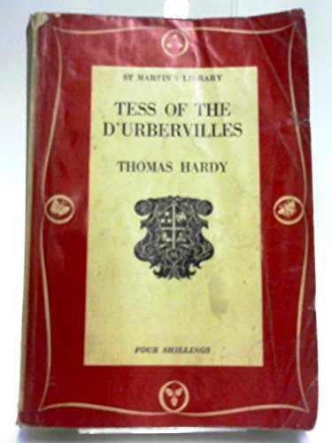 Stock image for Tess of the D'Urbervilles for sale by Better World Books