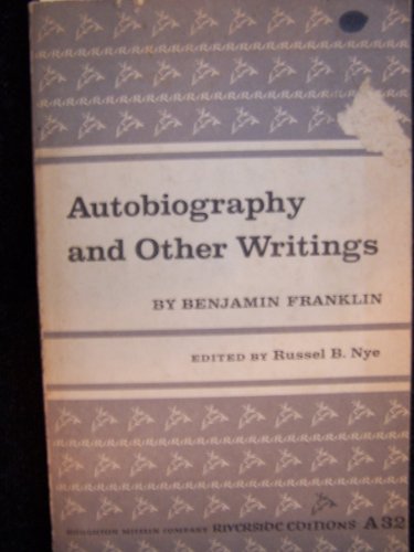 9780395052419: Autobiography and Other Writings.