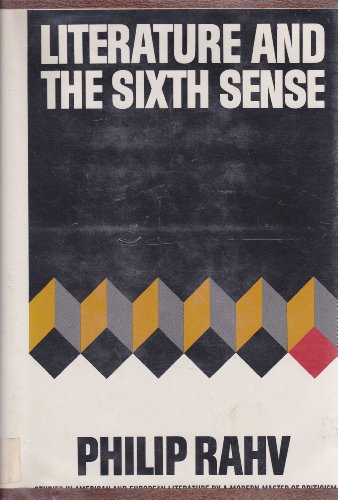 Imagen de archivo de Literature and the Sixth Sense a la venta por Better World Books
