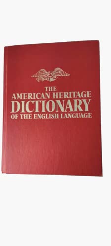 9780395090640: The American Heritage dictionary of the English language