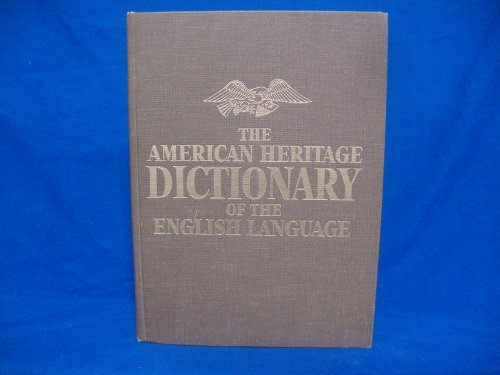 9780395090657: The American Heritage dictionary of the English language