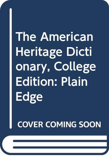 Stock image for The American Heritage Dictionary, College Edition: Plain Edge for sale by HPB-Diamond