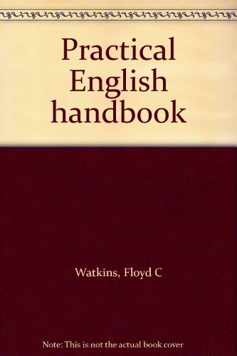 9780395120606: Practical English handbook