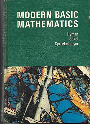 Stock image for Modern Basic Mathematics for sale by Keeper of the Page