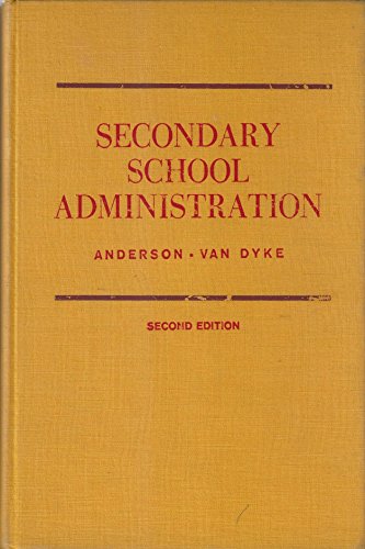 9780395126141: Secondary school administration