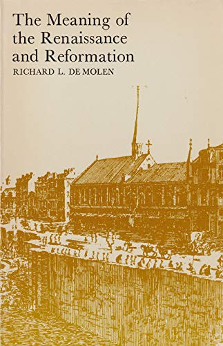 9780395126325: Meaning of the Renaissance and Reformation [Idioma Ingls]