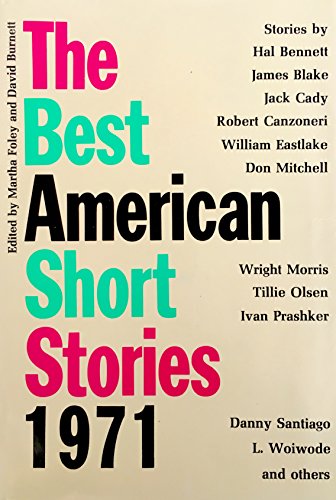 Stock image for The Best American Short Stories 1971 for sale by ThriftBooks-Dallas