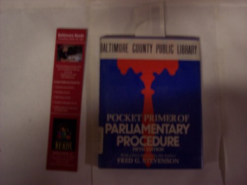 9780395140895: Pocket Primer of Parliamentary Procedure