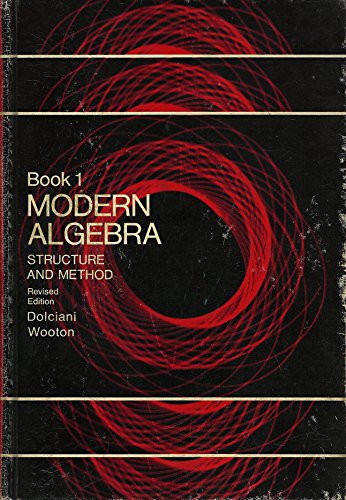 Stock image for Modern algebra: Structure and method, Book 1 for sale by -OnTimeBooks-