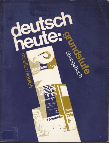 Imagen de archivo de Deutsch Heute Grundstufe Ubungsbuch Workbook a la venta por CONTINENTAL MEDIA & BEYOND