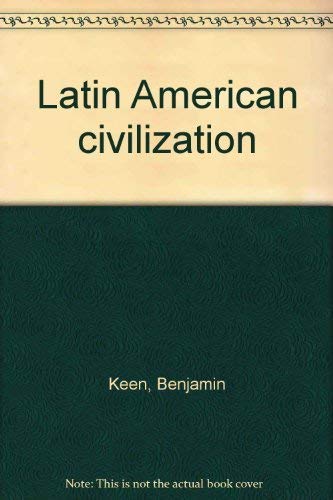 Beispielbild fr Latin American civilization zum Verkauf von HPB-Ruby