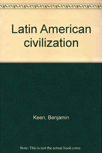 Stock image for Latin American civilization for sale by HPB-Ruby