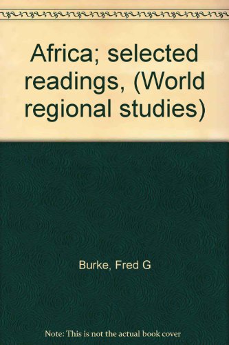Imagen de archivo de Africa; selected readings, (World regional studies) a la venta por Polly's Books