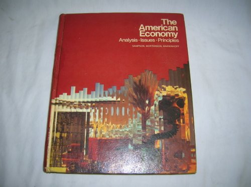 9780395197806: The American Economy: Analysis, Issues, Principles