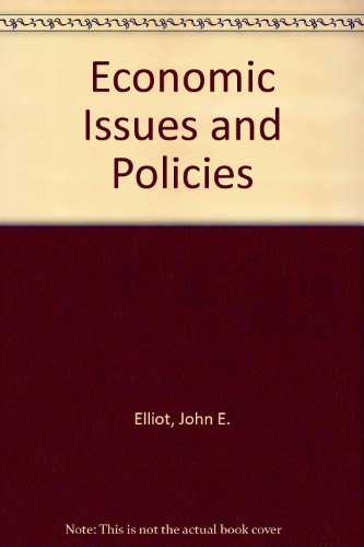 Beispielbild fr Economic Issues and Policies: Readings in Introductory Economics zum Verkauf von George Cross Books