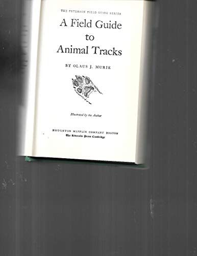 Beispielbild fr A Field Guide to Animal Tracks. Second Edition. (Peterson Field Guides) zum Verkauf von Alien Bindings