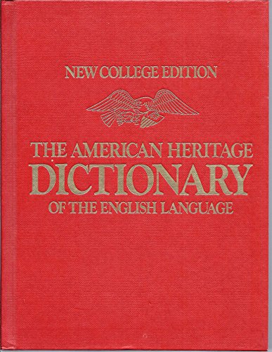 Stock image for American Heritage DICTIONARY of the English Langauge NEW COLLEGE Edition PLAIN EDGE for sale by HPB Inc.