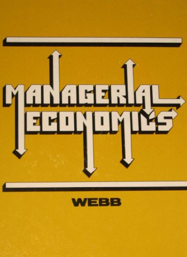 Stock image for Managerial Economics for sale by BookHolders